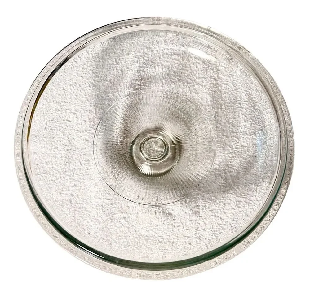 CORNING WARE PYREX USA #15 Round Replacement Clear Glass Lid Marked V 2.5C A